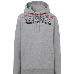 Burberry Horseferry Location Print Hoodie Men